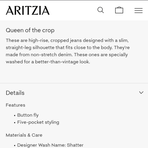 Aritzia Agolde Riley Jean - Picture 5 of 6
